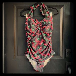 Pin-up cherries swimsuit